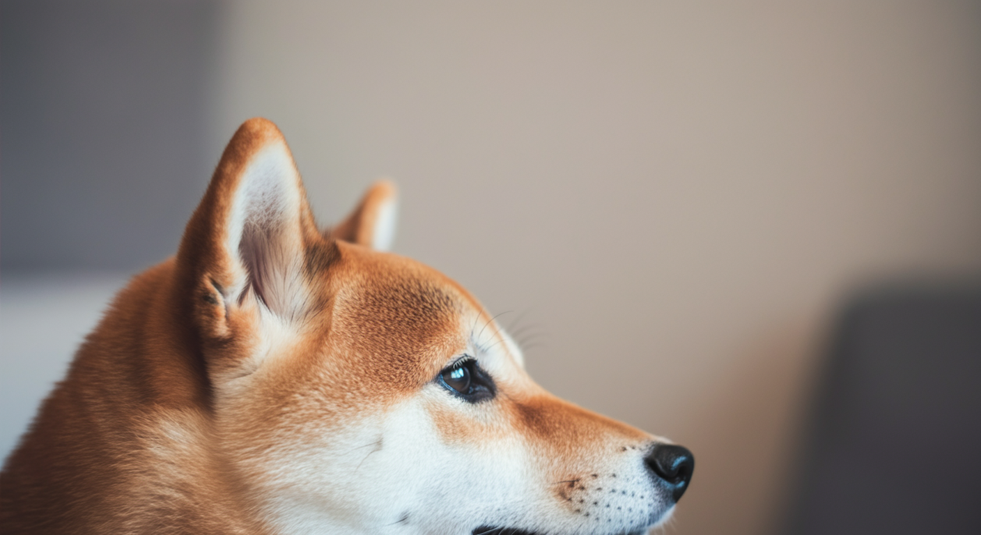 飼い主の声に耳を澄ませる中型犬