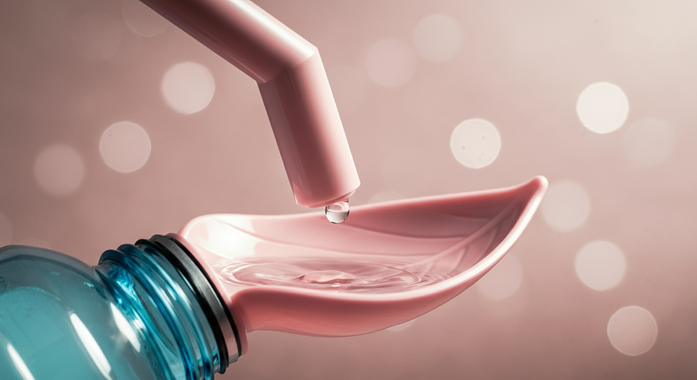 葉っぱの形をした給水ボトルの飲み皿部分のアップ