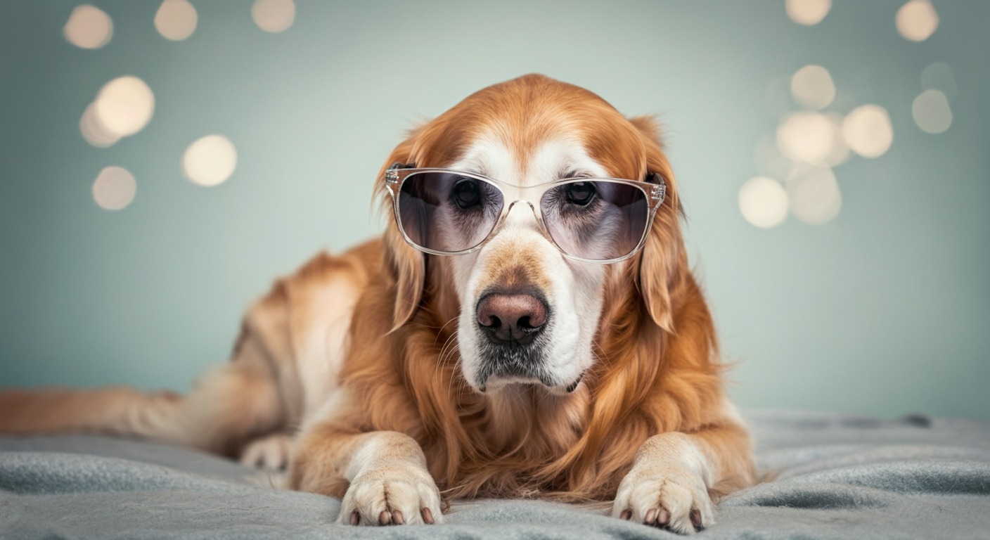 シニア犬や目が弱い子のために。獣医師も注目する「QOL向上」のための保護メガネという選択