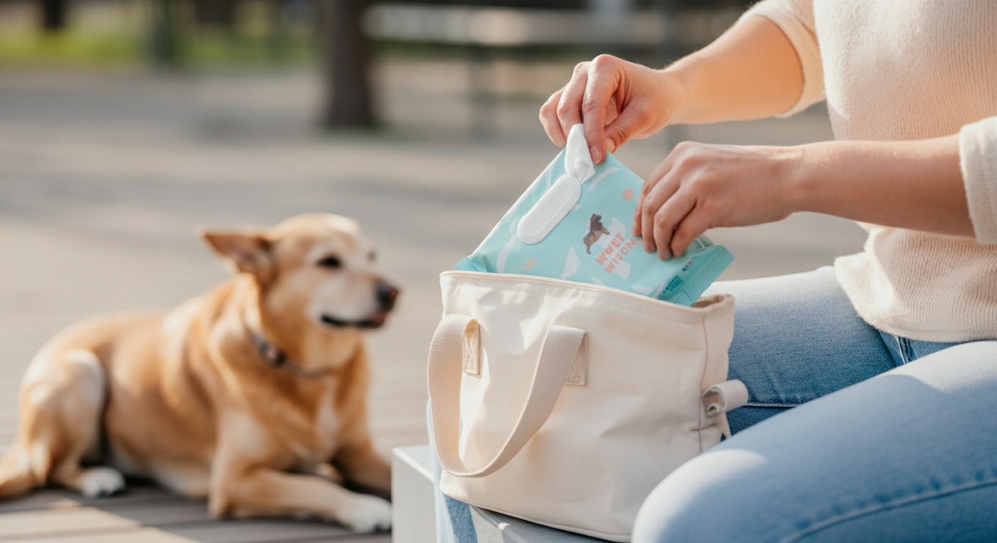 【初心者必見】ドッグランの持ち物にウェットティッシュは本当に必要?意外と知らない5つの活用シーン