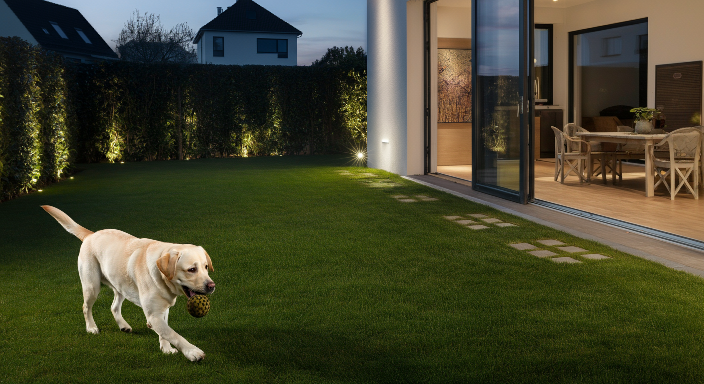 我が家の庭がナイトドッグランに！後悔しない照明計画と3つのポイント