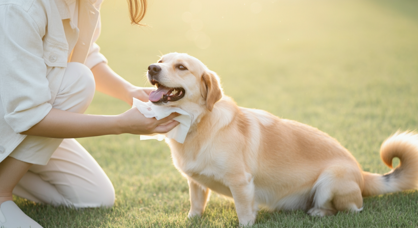 ドッグランの「しまった!」を解決!ウェットティッシュ1つで愛犬と飼い主を守る衛生管理術