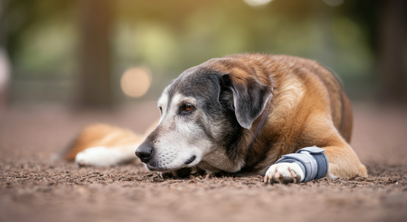 シニア犬も安心！ドッグランで滑らない、転ばないための犬用靴活用術