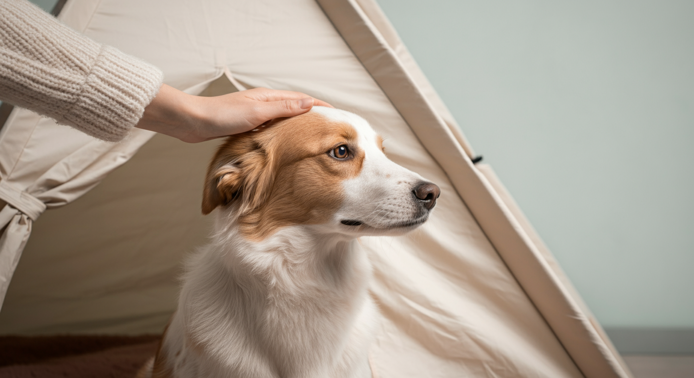 アウトドアだけじゃない。「もしも」の時に役立つ犬用日除けテントという選択