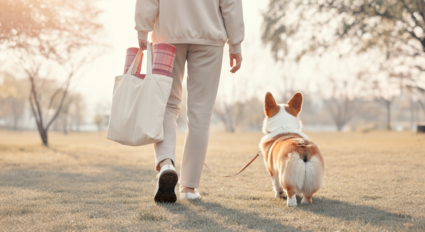 【ミニマリスト向け】荷物は軽く、楽しさは最大に！ドッグランの本当に必要な持ち物リスト