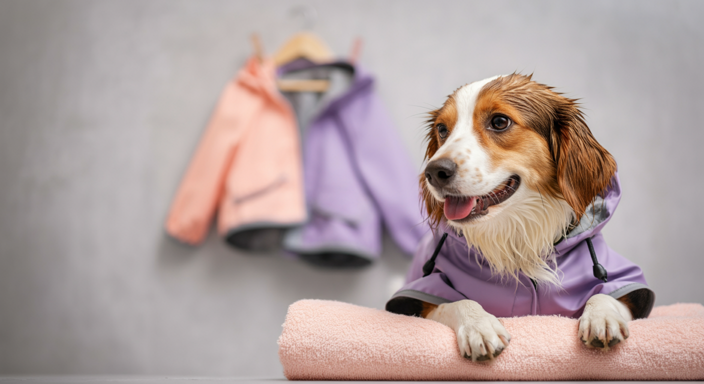 雨の日ドッグラン完全攻略!レインコートと必須持ち物&完璧アフターケア術