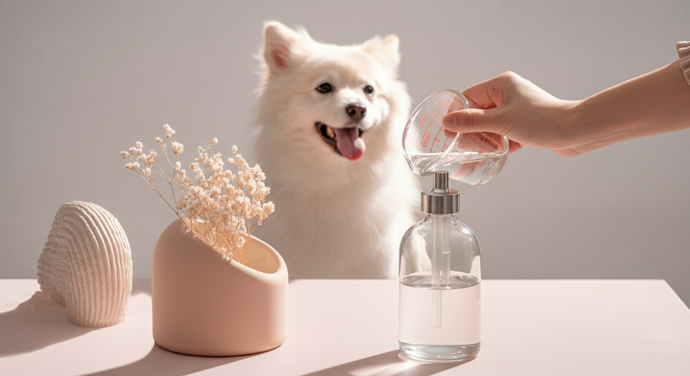 環境にも愛犬にも優しく。ドッグランで使える手作り消臭スプレーのレシピと注意点