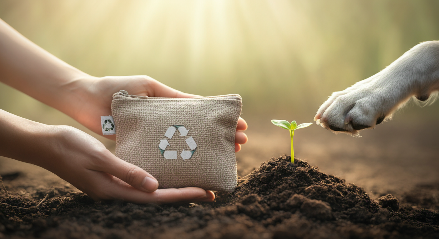愛犬と地球に、優しい選択を。長く使えるサステナブルなマナーポーチの選び方