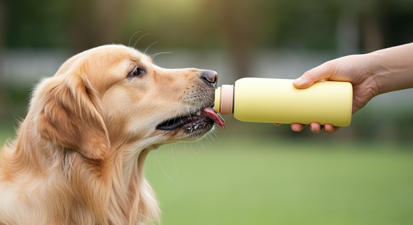 【初心者必見】ドッグランの給水ボトル、最適なサイズは？愛犬の体重と滞在時間で選ぶ新常識