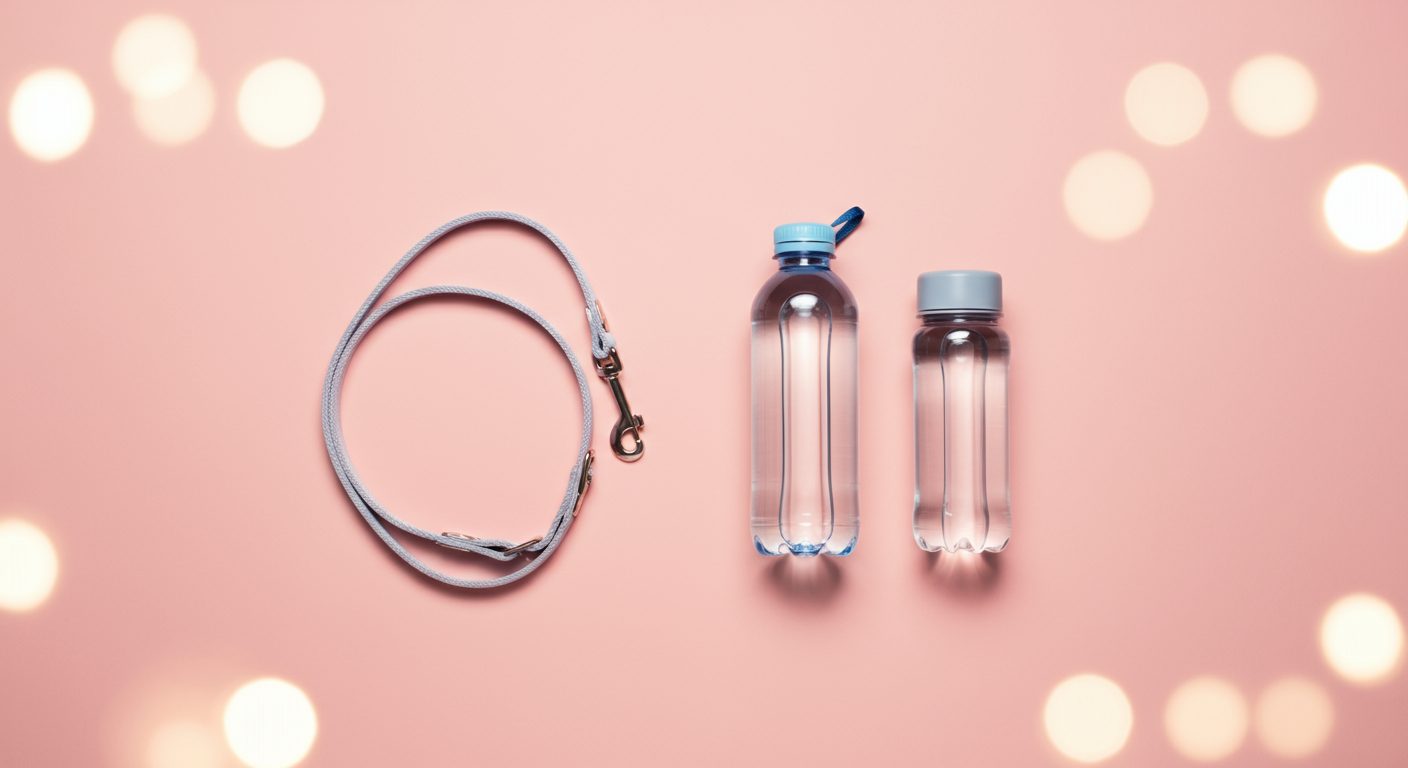 【持ち運び vs 容量】ドッグラン用給水ボトル、あなたに合うのはどっち？ライフスタイル別診断