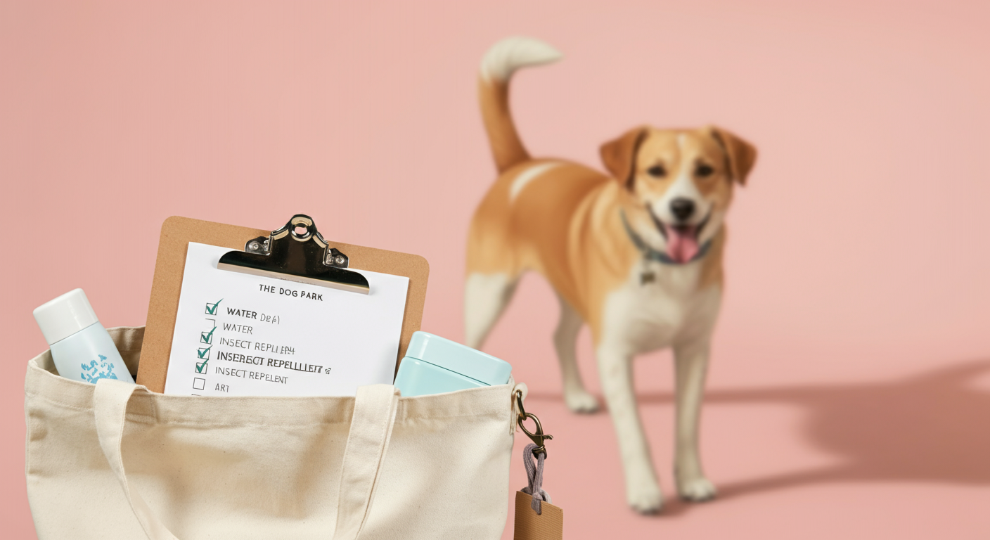 【完全保存版】ドッグランデビューの不安解消！虫除けスプレーからマナーまで持ち物完全チェックリスト