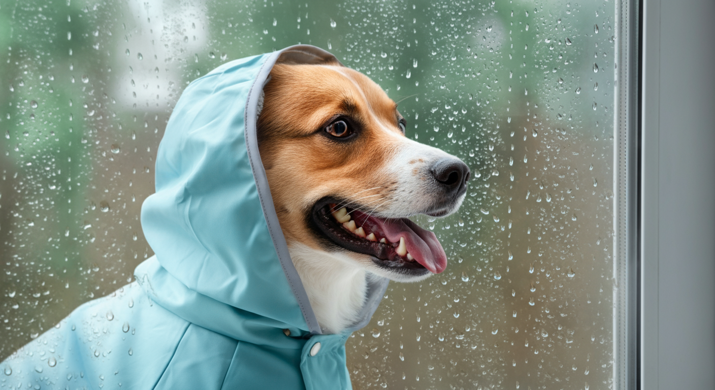 雨でもドッグランデビュー！犬用レインコートの必要性とやさしい選び方ガイド