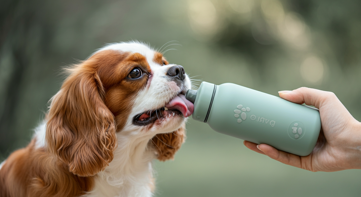 なぜ？お外で水を飲まない愛犬へ。給水ボトルに慣れてもらう方法