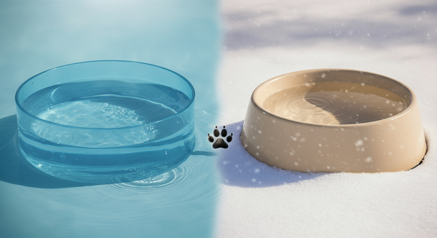 夏も冬もこれで安心。季節とシーンで使い分けるドッグラン用水飲みボウルの最適サイズ