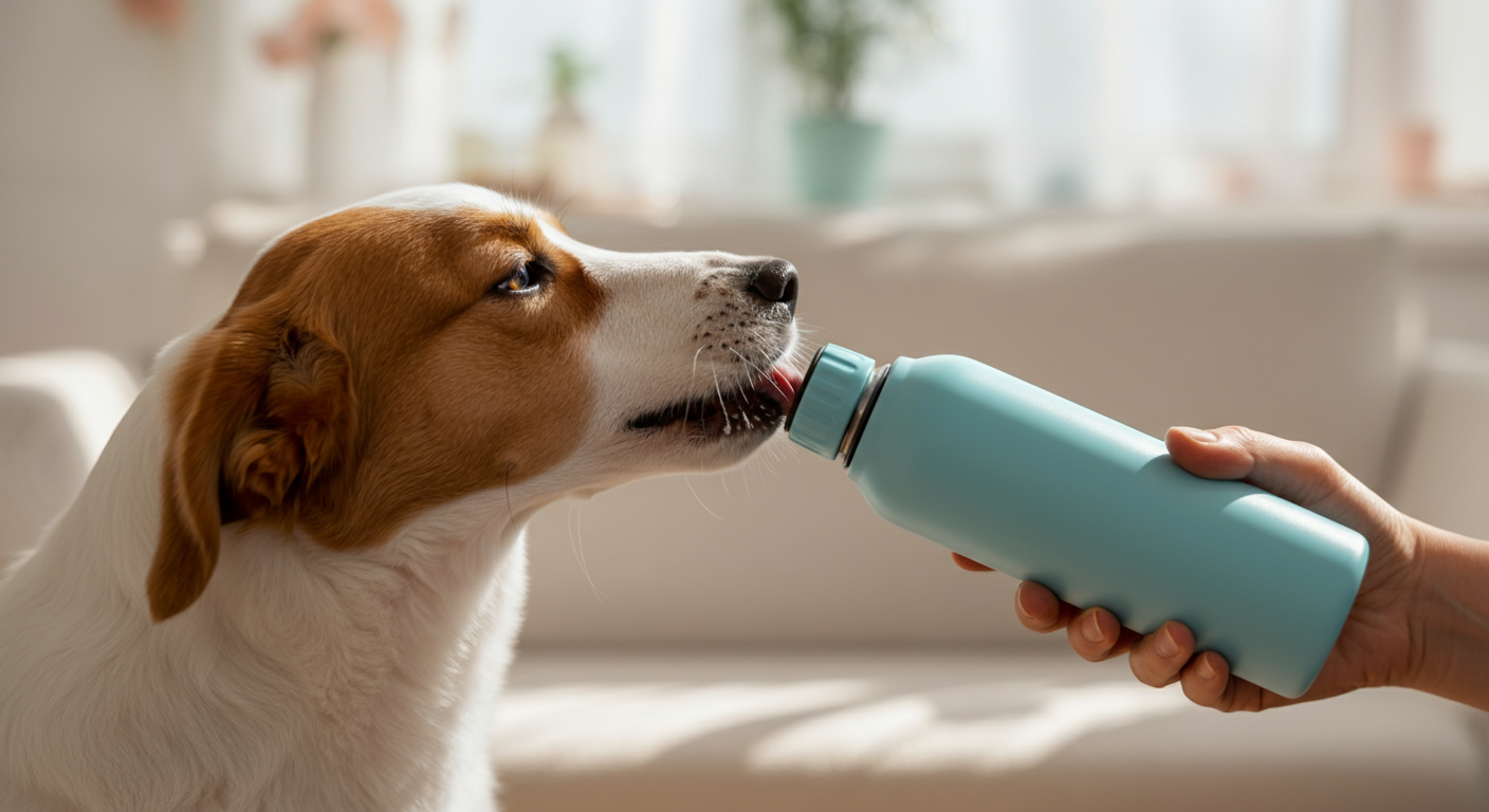 「うちの子、ドッグランで水を飲まない…」を解決！給水ボトルに慣れさせる3ステップ