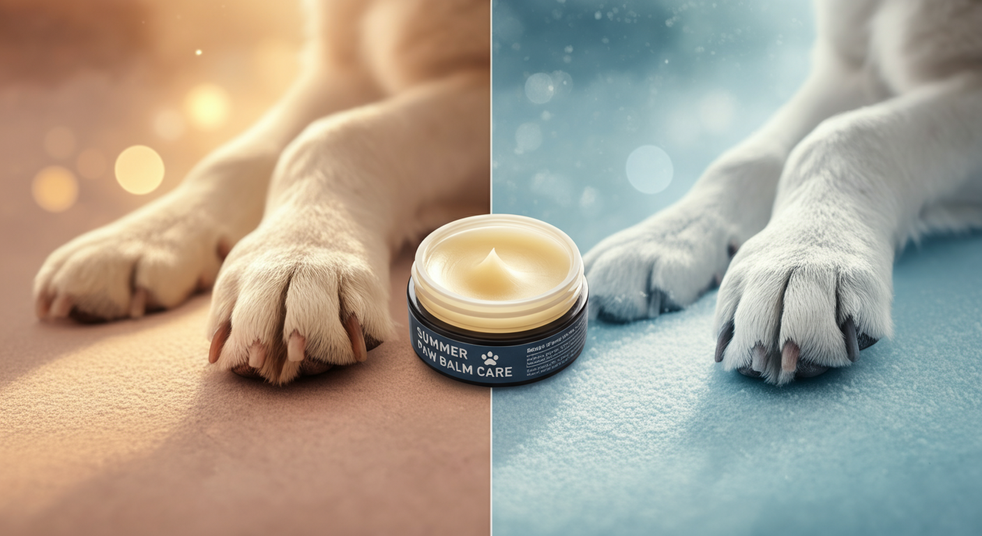 【季節別】夏の火傷と冬のひび割れから守る！ドッグランでの肉球クリーム活用術