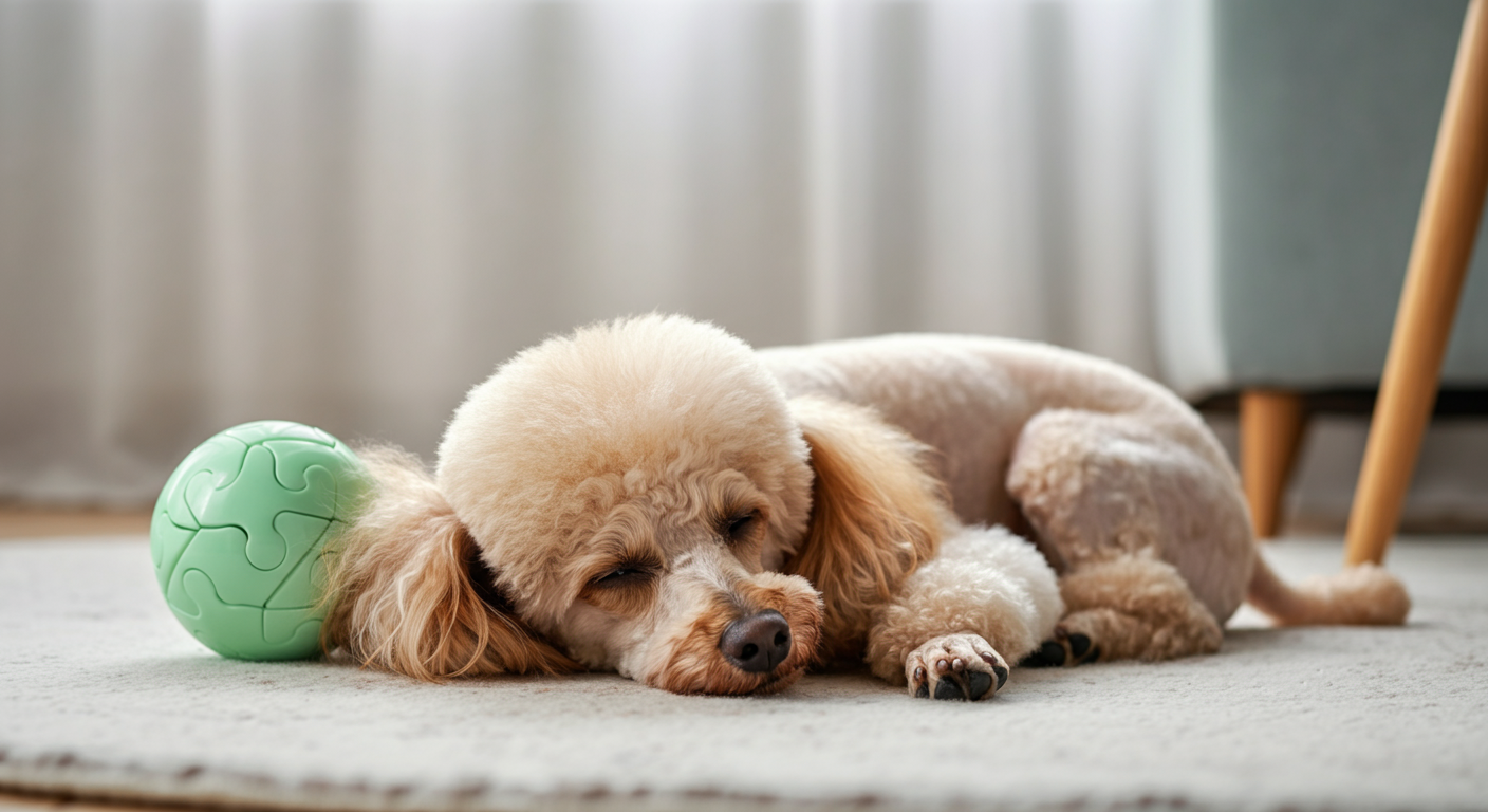 愛犬の「ひとり時間」を豊かに。留守番が苦手な子のための知育ボール活用術