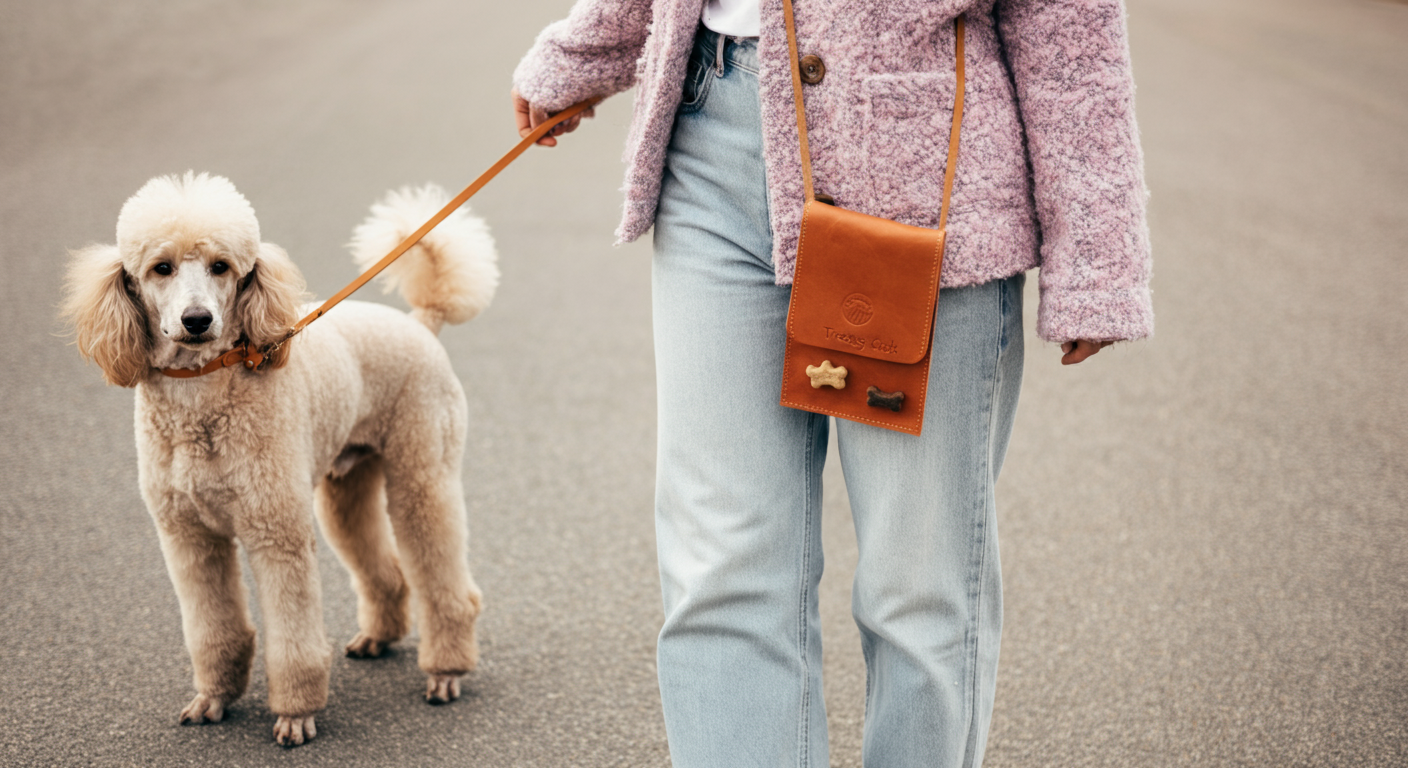 機能性だけじゃ物足りない!ドッグランコーデを格上げする、おしゃれトリーツポーチの選び方
