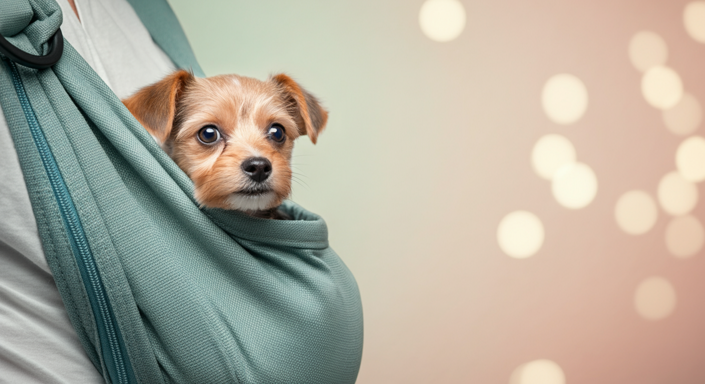 小型犬・パピー必見！スリングで作るドッグランの「空中セーフティゾーン」