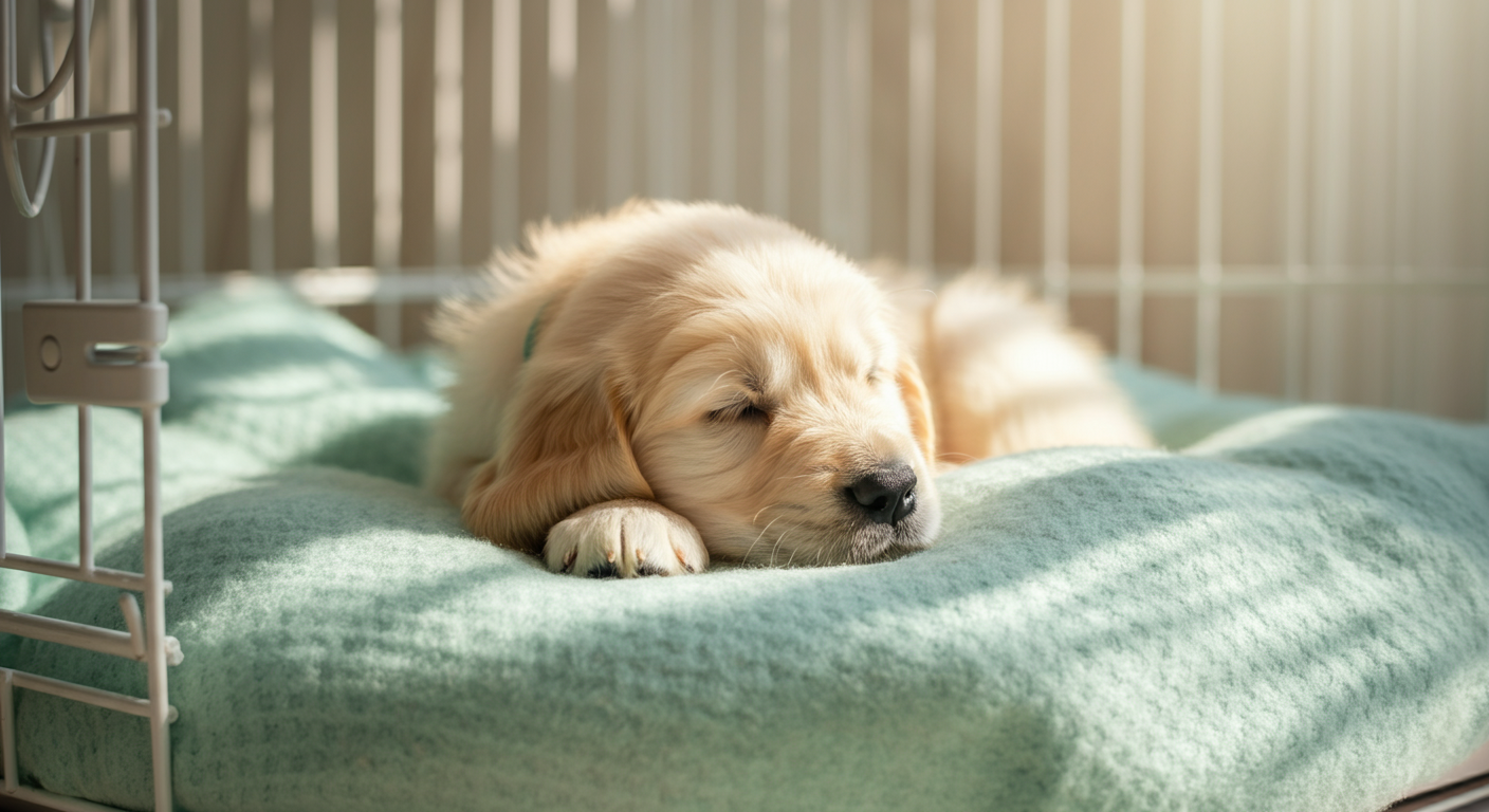 クレートは罰じゃない。愛犬が喜んで入る「安心の寝床」に変える魔法の3ステップ