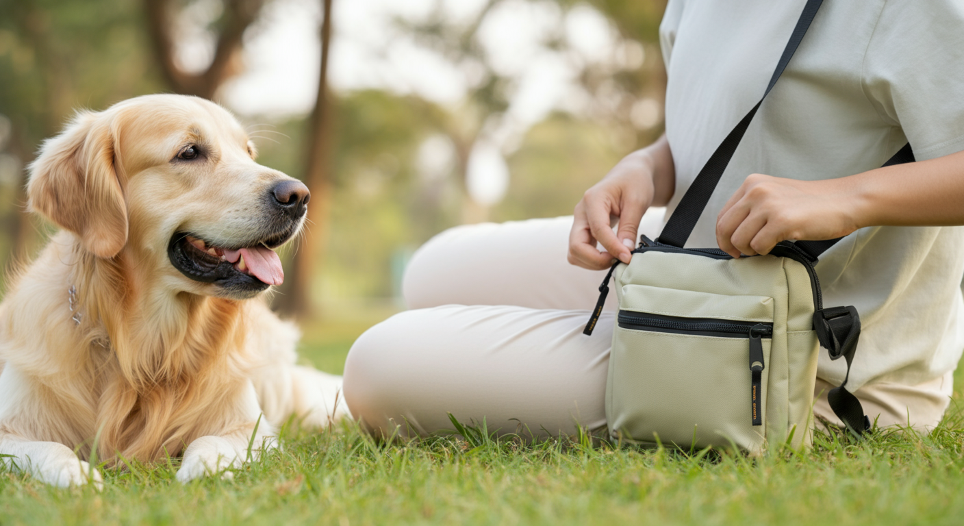 大型犬・多頭飼いさんへ。もうパンパンにならない！大容量マナーポーチの賢い選び方