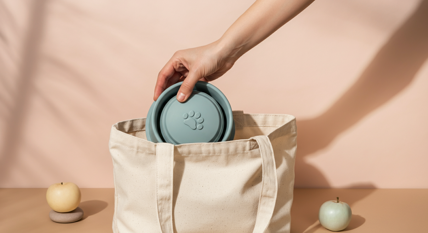 ドッグランのフードボウルが防災グッズに？「もしも」に備える賢い持ち物選び