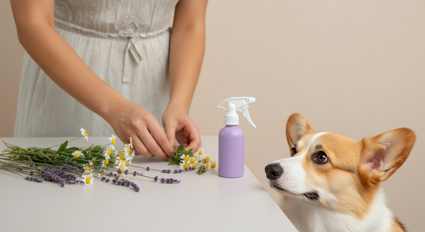 手作りもOK？ハーブと精油で始める、愛犬のためのナチュラル消臭スプレー